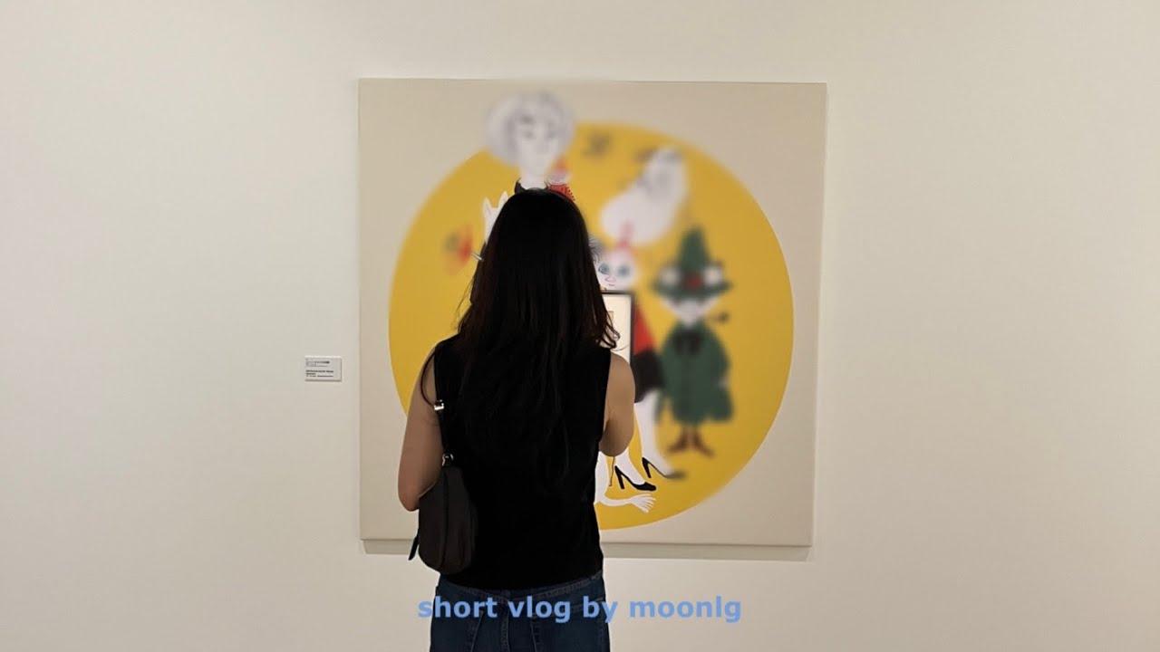 short vlog/トーベとムーミン展&購入品紹介🌿/早朝映画チャレンジ/美食達