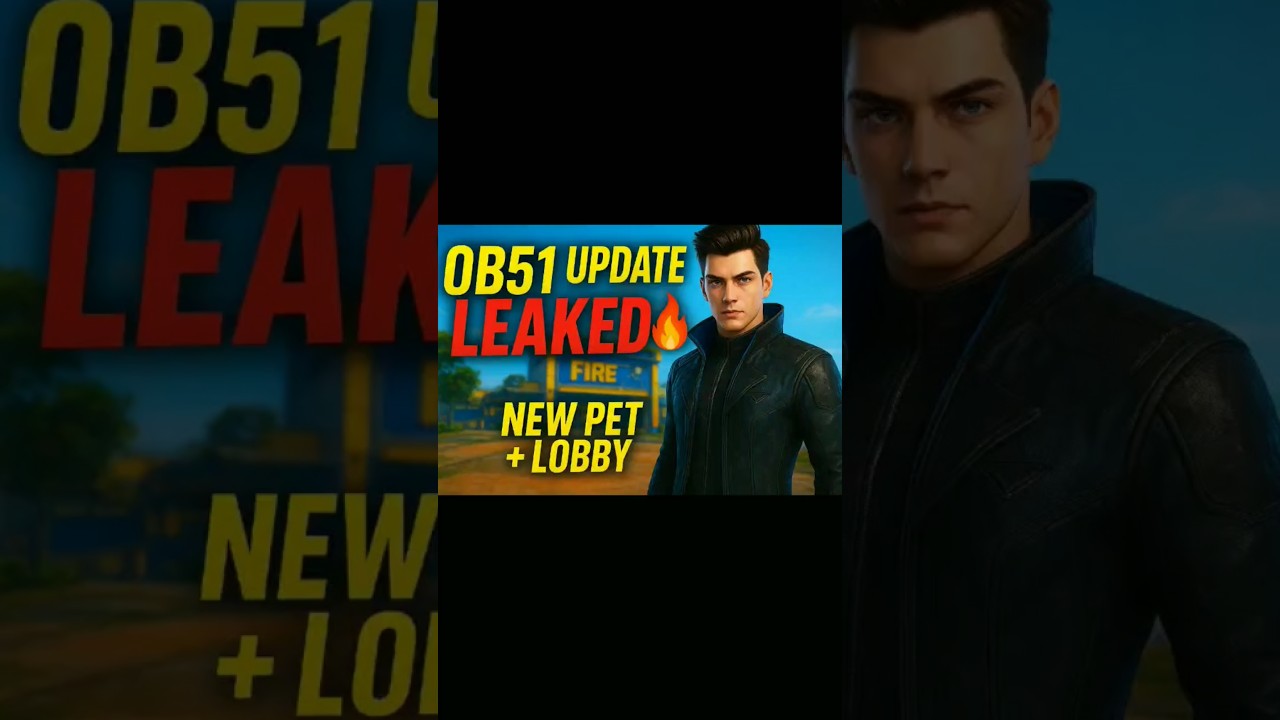 “OB51 UPDATE LEAKED 😱 NEW CHARACTER + NEW LOBBY 🔥 | Free Fire OB51 Update”