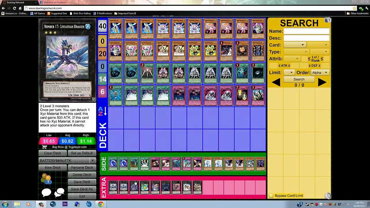 TeamHauntedMine Deck Profiles: Batteryman FTK/OTK