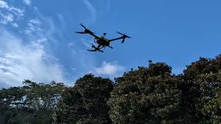 Running a simple automated fishing mission on a drone