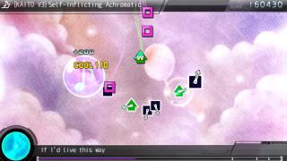 Project DIVA F 2nd English EDIT - [KAITO] Self-Inflicting Achromatic [Excellent]