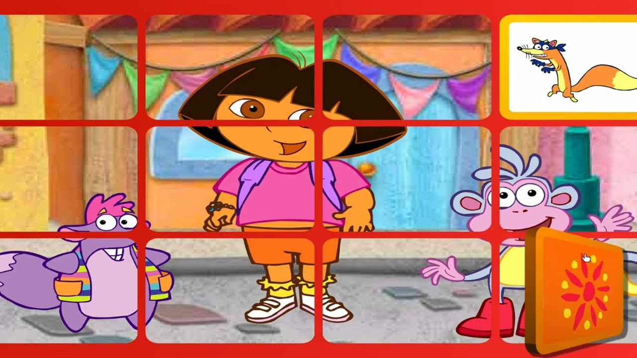 Me playing Dora The Explorer: Dora's Matching Game (Flash Game