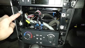 How to remove a radio from a Holden Captiva 2007 model