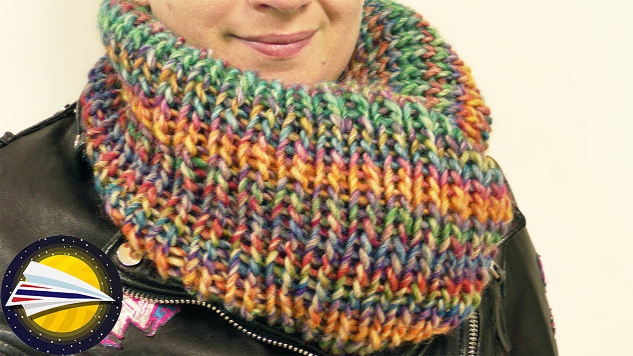 ผ้าพันคอวงกลมสวยๆ | ถักง่ายมาก