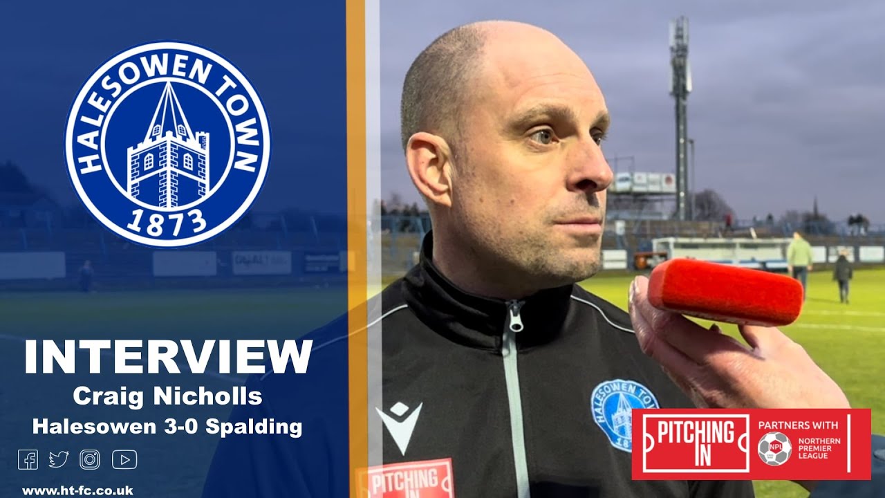 MANAGER INTERVIEW Craig Nicholls speaks after Spalding victory YouTube