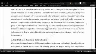 🔍 Breaking Barriers | Understanding Minority Communities in the UK 📊 | Research Deep Dive