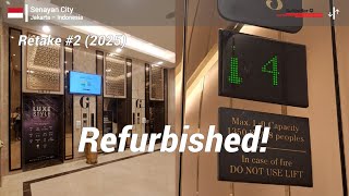 [R2] SHINING GOLD! Schindler Elevators | Senayan City, Jakarta, ID (The Hall 8)