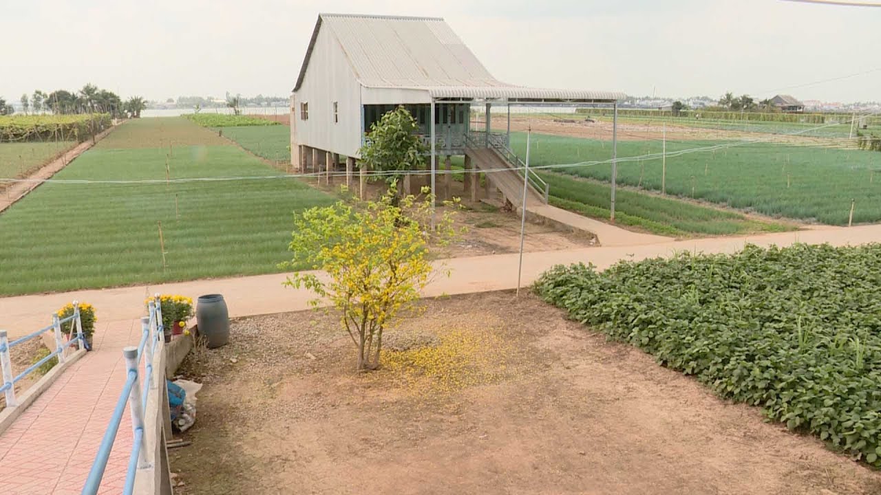 1 bãi bồi tuyệt đẹp ven sông Mekong bỗng hóa thành biển nước