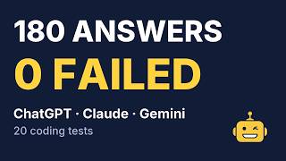 I Tried to Break ChatGPT, Claude and Gemini With 20 Coding Tests. They Passed All 180.