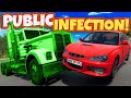 Public Server Hide &amp; Seek Infection is PURE CHAOS (BeamNG Drive)