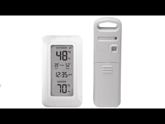 ☀️❄️🌡️🏡🔋#Battery & Setup-#Acurite Thermometer-#Model 00826 