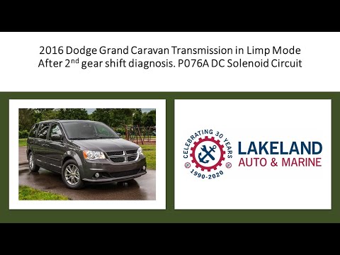 2016 Grand Caravan Transmission Limp In Diagnosis. 62TE sets a P076A (DC Solenoid Circuit)