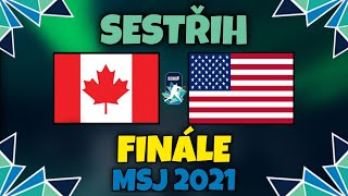 Kanada - USA | 0:2 | SESTŘIH FINÁLE MSJ 2021