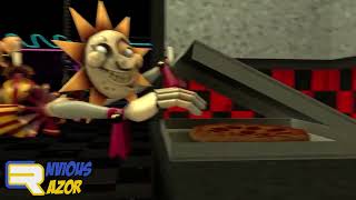 Sunmoon caught in the pizza box... FNAF SECURITY BREACH