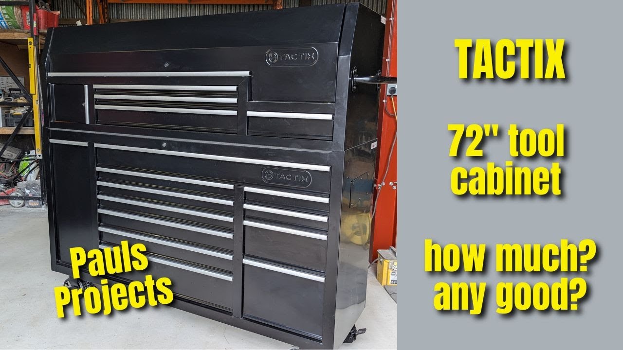 Upgraded my old battered toolboxes to a TACTIX 72 inch tool cabinet