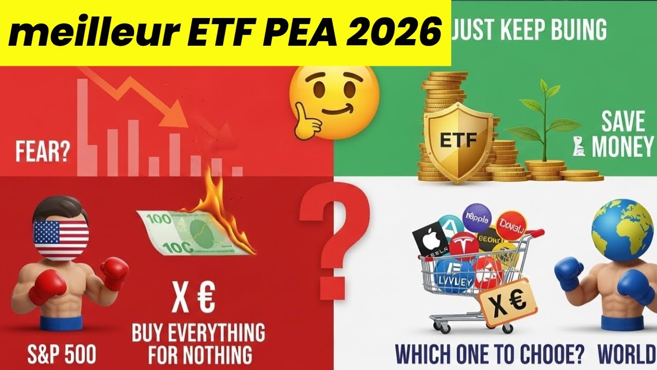 PEA 2026  Les 3 Meilleurs ETF pour débuter de Zéro (Guide Complet)