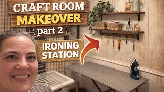 Craft room makeover part 2 - ironing station! 