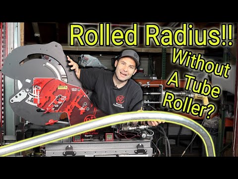 Roll Bend Tube With no Roller! Bump Bending 101 - Large Radius Bends