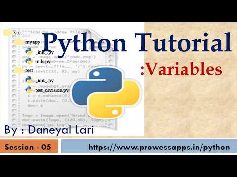 #5 Python Tutorial for Beginners | Variables in Python
