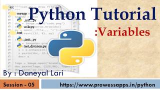 #5 Python Tutorial for Beginners | Variables in Python