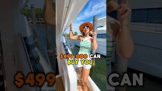 $499K Yacht-Home 🤩 Full Tour @NautiStyles Fairline 65 #luxuryyacht #boats #yachts