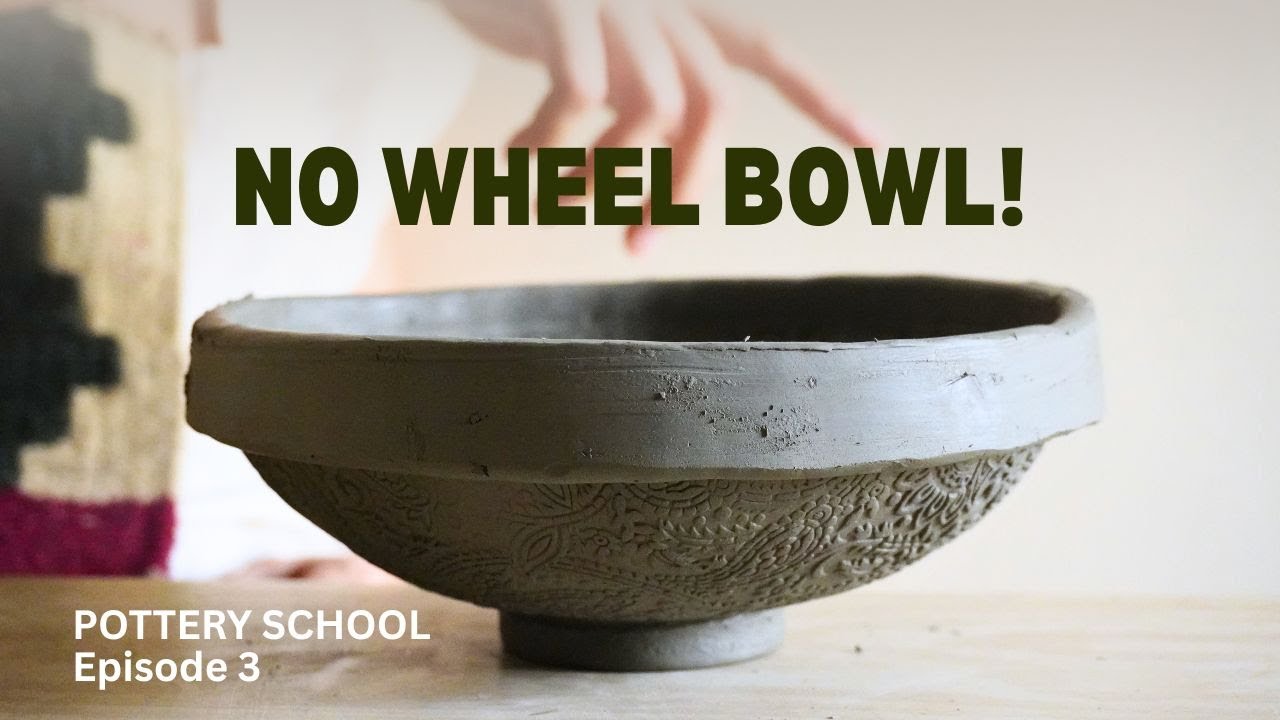 Slab-Built Ceramic Bowl Tutorial | No Wheel, Simple Template (Episode 3)