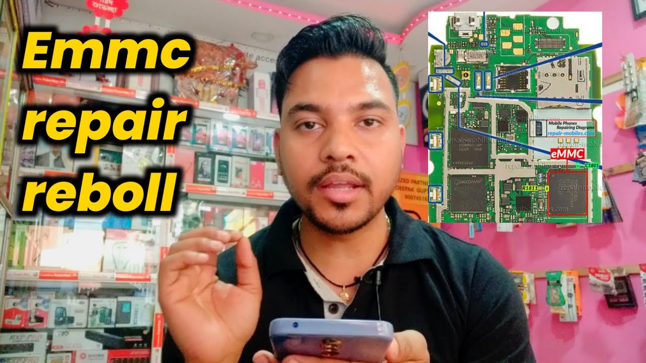 mobile emmc repair oppo A53 unlock emmc repair reboll mobile