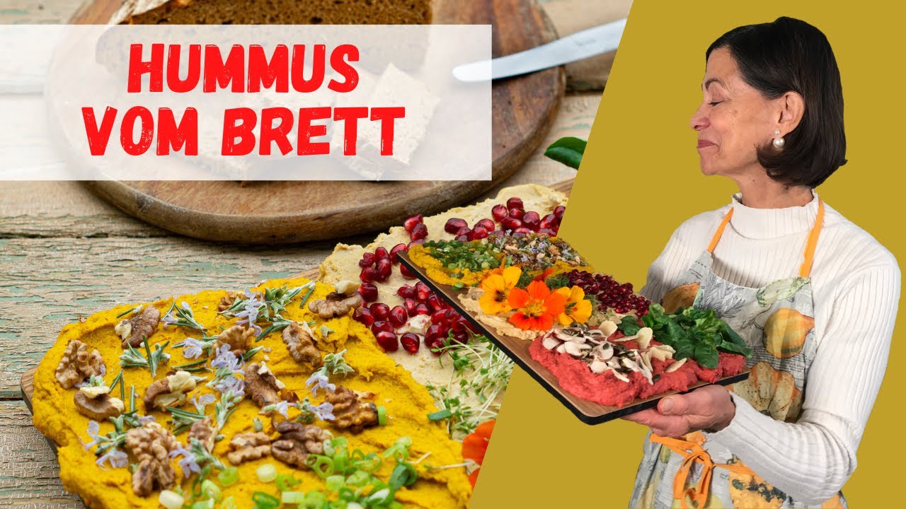 Bunter Dip-Spaß mit Hummus