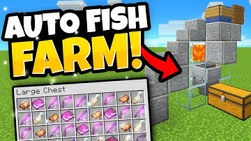 EASIEST Automatic AFK Fish Farm Tutorial (Java & Bedrock) - Minecraft 1.20