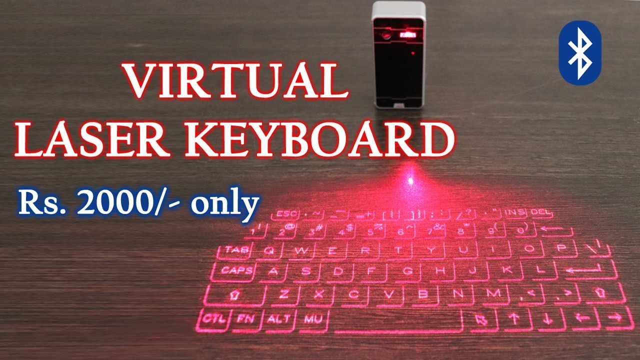 Wireless Virtual Laser Keyboard Projection Keyboard Unboxing and