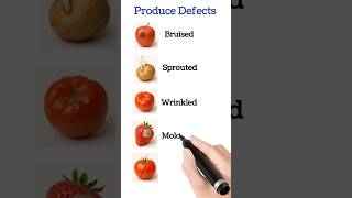 Produce Defects Made Easy🍎🥔 #english #vocabulary #defect