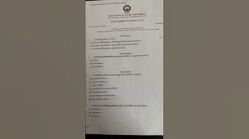 CBSC/ B.Sc/ Hons/ 1st Sem/ WBSU SANSKRIT QUESTION 2024-2025