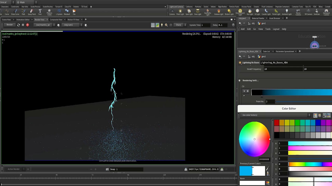 Procedural Lightning Tool - YouTube