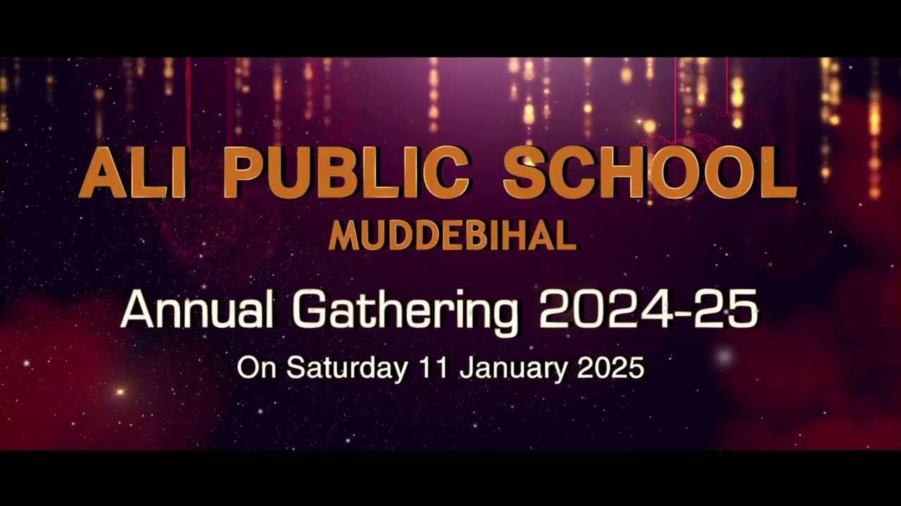 Annual Day of Ali Public School Muddebihal 2024-25