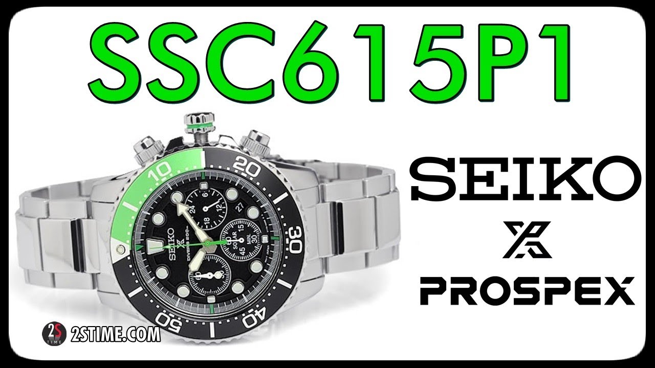 SEIKO SOLAR CHRONOGRAPH SSC615P1 | Diver Sport Watch Under 400$ - YouTube