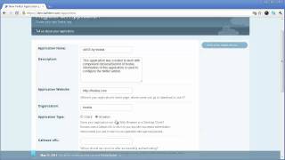 Create Twitter App For Obsocialsubmit Joomla Extension