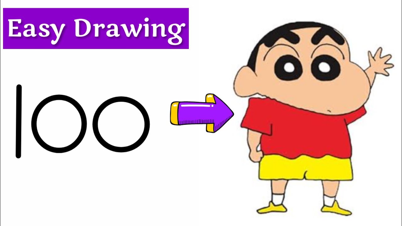 shorts How to Draw Shin-chan/Turn 100 Shin-chan drawing #shorts - YouTube