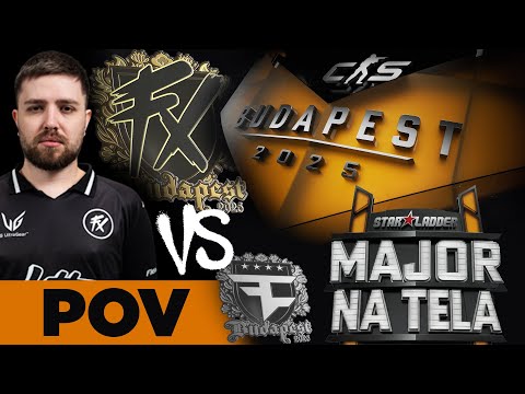 🇧🇷 NA TELA pov | arT (Fluxo) vs FaZe Clan — StarLadder Budapest Major 2025 — POV GAMEPLAY / LIVE