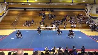 Brooklyn Tech Cheer:Last Comp of The Season 2/11/17