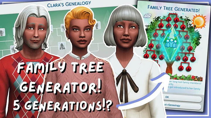 Discover Your Sims' Ancestry with Family Tree Generator!