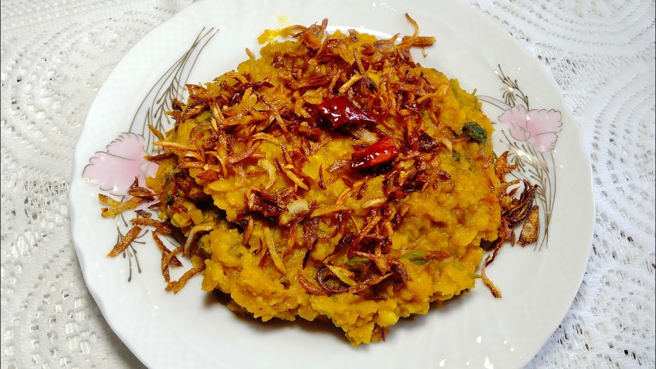 গরম ভাত দিয়ে মসুর ডালের চচ্চড়ি/ভুনা এভাবে খেলে মুখে লেগে থাকবে |Dal Chorchori Recipe | Lentil recipe