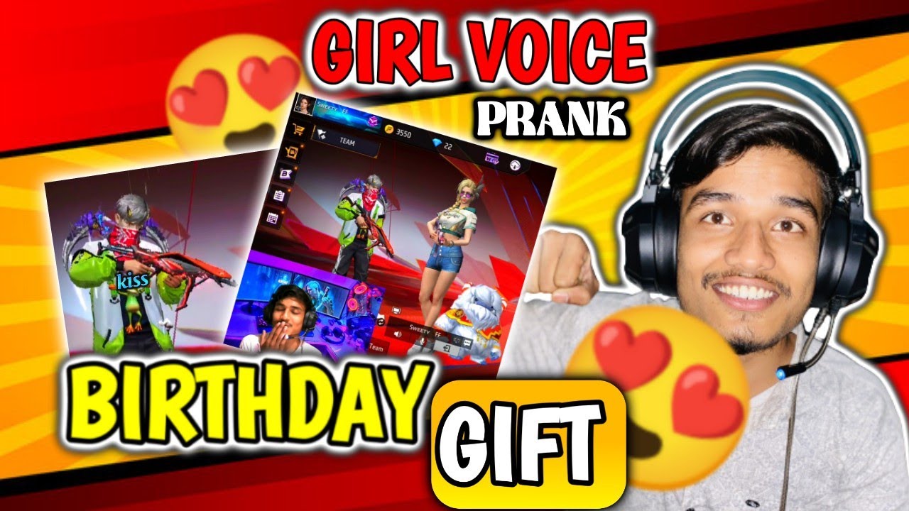 Best Girl Voice Prank Ever in Garena Free Fire | Girl voice prank free ...