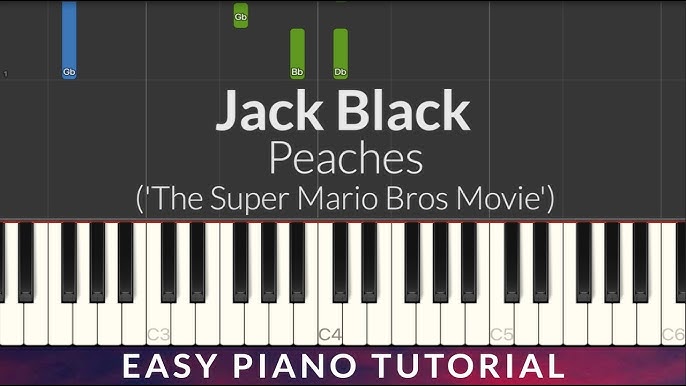 Jack Black - Peaches - The Super Mario Bros. Movie Sheets by Pianonymo