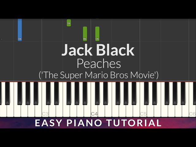 PEACHES PEACHES - SUPER MARIO BROS THEME / PIANO E TECLADO