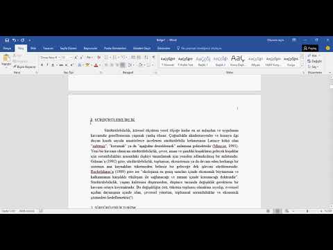 Word belgesinde boş sayfayı silmek