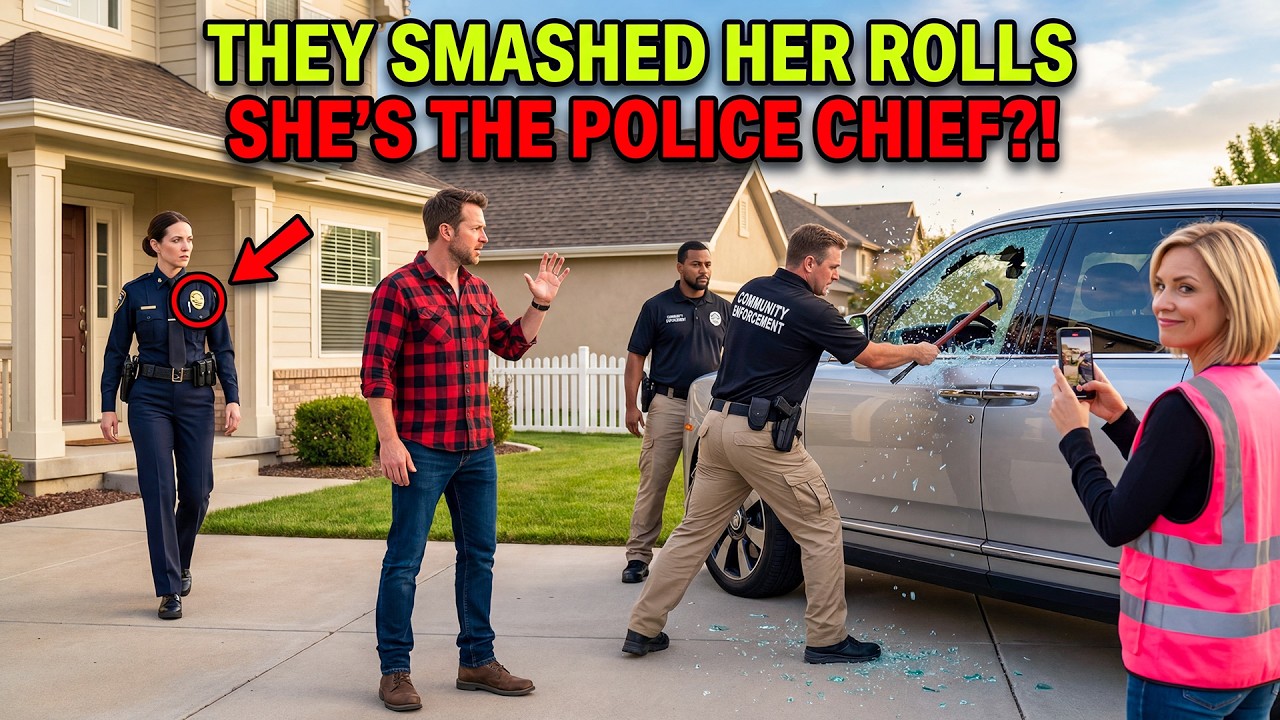 HOA Cops Smashed My Wife’s New Rolls — Didn’t Know She’d Just Become the Police Chief