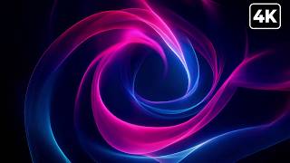 Neon Vortex Tunnel 4K Background | Pink Blue Abstract Loop