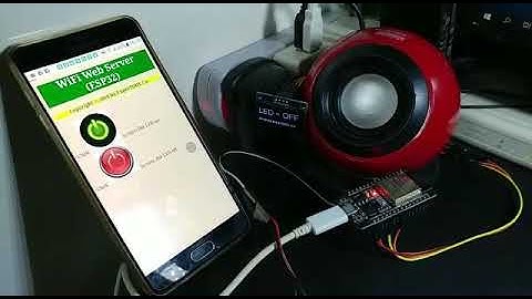 To control the LED with buzzer & I2C display by web server Wi-Fi ESP32 board