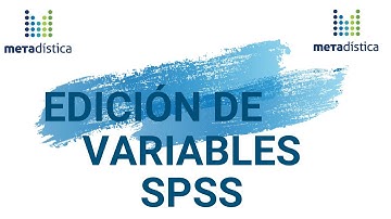 Edición de variables en SPSS