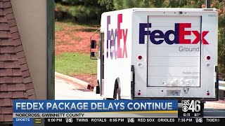 Pandemic continues to delay FedEx deliveries